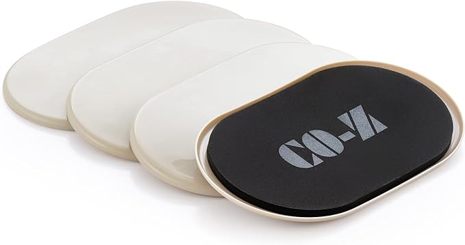 CO-Z Large Furniture Sliders - 4 Pack, 6" x 9 1/2" Oval Reusable Furniture Sliders for Carpet, Heavy-Duty Furniture Gliders Movers for Hardwood Floors, Plastic Moving Pads for Heavy Furniture