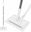 Mini Sweeper Mop No-Touch Dirty Cleaning Flat Dust Mop for Dry Wet Disposable Pads, Multi Surface Mop Floor Mopping and Sweeping Cleaning Head for House Wall Bathroom Toilet Corners Door Window