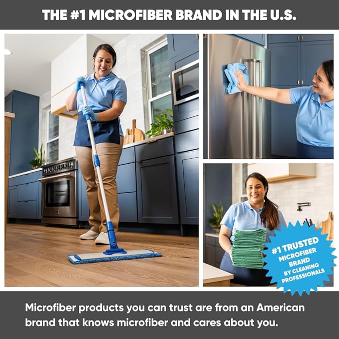 2 Pack of Microfiber Flexible Dusters | from Microfiber Wholesale | Clean Ceiling Fans, Cobwebs, Light Fixtures, Delicate Objects