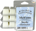 Our Own Candle Company Premium Wax Melt, Smoke Eliminator Scent, 6 Cubes, 2.4 oz (4 Pack)