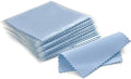 SEVENWELL 50pcs Jewelry Cleaning Cloth Blue Polishing Cloth for Sterling Silver Gold Platinum Small Silver Polish 8 x 8 cm