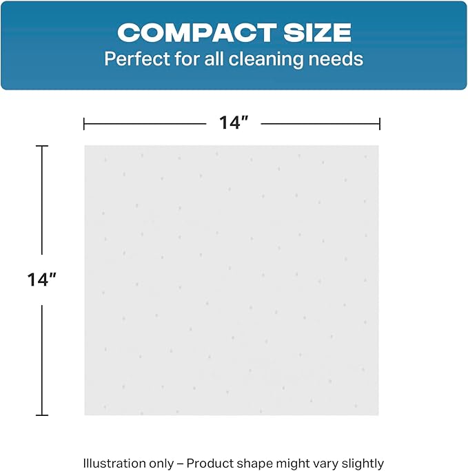 Angel-in-Armor Shop Towels (14”x14”) – 1000 Unit Box of Lint-Free Cotton Shop Towel Cleaning Rags – Durable Shop Rags for Auto, Garage, Industrial, and Commercial Use