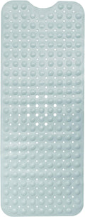 ENKOSI Bath Mat - Large Non Slip Bathtub & Shower Mat - Extra Long 40 x 16 Inch Bathroom Mats for Tub Nonslip Anti Slip Bathmats (40x16 Mint Green 1-Pack)