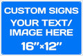Personalized Aluminum Metal Signs - Weatherproof, Custom Text & Picture, Multiple Sizes, Hazard, Garden, Custom Door, Business Signs