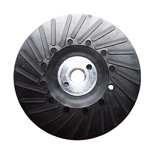 Benchmark Abrasives 5 Inch Sanding Disc Backing Pads, Resin Fiber Disc Polishing Pad for Grinding, Sanding, Stripping on Wood, Metal, 7/8" Arbor - Angle Grinder Attachments - Grinder Sanding Pad