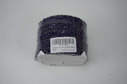 4-1/2" x7/8'' Stripping Discs Rust Remover Wheel Remove Paint and Oxidation Poly Strip Wheel Disc Abrasive Angle Grinding Wheel - 5 Pack(Purple)