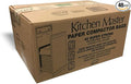 Kitchen Master Super Strong Compactor Bags (48 Pack) | Precuffed, Garbage Compactor Bags, Hardware for Kitchens, Paper Trash Bag, Kitchen Essential, Paper & Plastic Lined