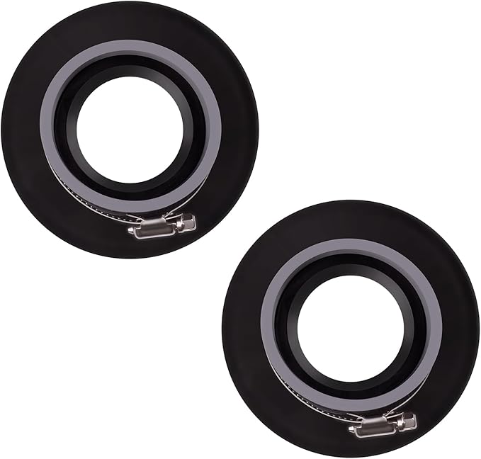 2.5'' Dust Collection Ports Port(2 Ports & 2 Metal Hose Clamps) Compatible with 2.5-inch dust collection hoses(Pack Of 2)