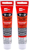 Rectorseal 23710 1-3/4-Ounce Tube T Plus Pipe Thread Sealant, White (Pack of 2)