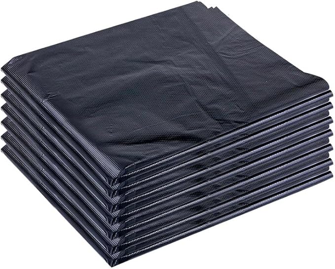 38 gallon heavy duty trash bags, 35.4 inches x 39.37 inches, black, extra strong construction & yard bags for commercial, industrial, garden waste, leakproof & puncture resistant(30 pieces)