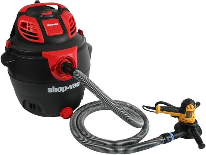 Cen-Tec Systems Quick Click Dust Separator and 16 Ft. Hose for Home and Shop Vacuums with Expanded Multi-Brand Power Tool Adapter Set