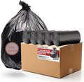 13 Gallon Trash Bags, 1000 Count Bulk Value Pack, Black Tall Kitchen Garbage bags, Multi-purpose Trash Can Bin Liners for Bathroom, Office, Industrial, Commercial, Janitorial, Municipal, Recycling