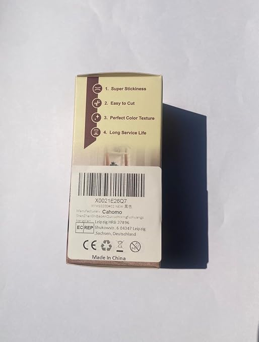 Linen Repair Tape 4x79 inch, Self Adhesive Fabric Patches, Linen Patch Tape Kit, Fabric Repair Tape for Couch Sofas, Headboards, Chairs, Pillows, Curtains, Couches - Black