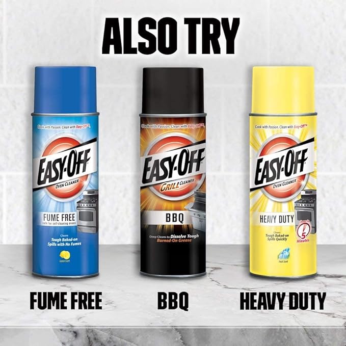 Easy Off Heavy Duty Degreaser Cleaner Spray, 32 Ounce (Pack of 2)