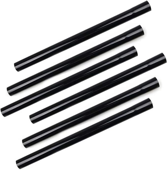 6 Pcs 1.25inch Universal Vacuum Extension Wand Vacuum Attachments 1 1/4 inch, 1 1/4" Friction Fit Extension Wand, Vacuum Cleaner Extension Tube