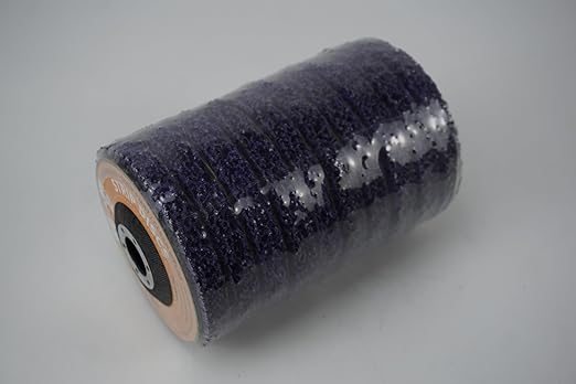 4-1/2" x7/8'' Stripping Discs Rust Remover Wheel Remove Paint and Oxidation Poly Strip Wheel Disc Abrasive Angle Grinding Wheel - 10 Pack(Purple)