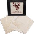 Glasses Cleaning Cloth Chamois Leather Natural Premium Cloth,Eye Glass Clean Cloths Safe and Effective Cleans Jewelry,Lens,Eyeglass,Sunglass,Car,Screen,Camera...Scratch-Free, Reusable (Small-6”x6”)