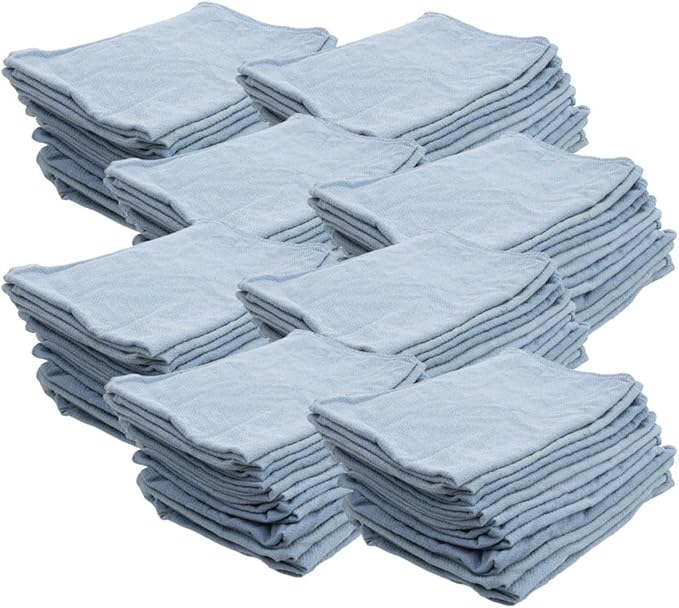 XERO Recycled Surgical Towels - Eco-Friendly Cleaning Cloths for Professional Window Cleaners, Home & Car Detailing - 100% Cotton, Absorbent, Machine Washable Approximately 24"x16" 96 Pack