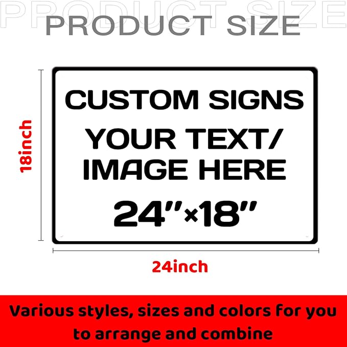 custom sign,Aluminum Weatherproof Metal Sign,Multiple Sizes ,Optional reflective,Custom Personalized Text And picture Here, Black White Traffic Regulation Horizontal Street Signs ,hazard sign,garden, door