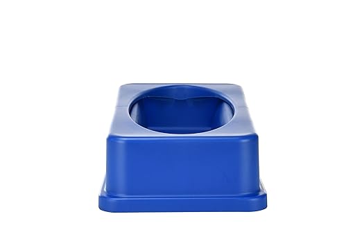 Alpine 23 Gallon Slim Trash/Recycling BIN Swing LID Blue