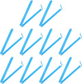 PATIKIL Sealing Clips 4.3 Inch, 10 Pack Reusable Plastic Bag Clip Clamp Sealer for Food Storage Snack Bag Home Kitchen, Blue