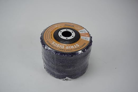 4-1/2" x7/8'' Stripping Discs Rust Remover Wheel Remove Paint and Oxidation Poly Strip Wheel Disc Abrasive Angle Grinding Wheel - 5 Pack(Purple)