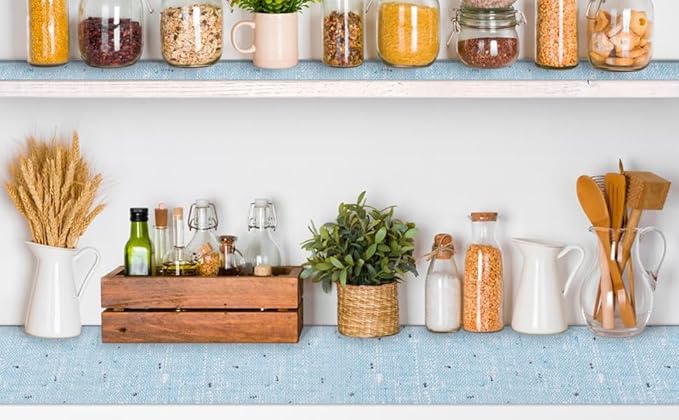 Shelf Liner Non Adhesive, 12 Inch x 10 Feet Cabinet Liners for Pantry Drawer Vanity, Drawer Liners Strong Grip Non Slip Waterproof, Shelf Liners for Kitchen Cabinets