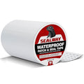 White RV Roof Sealant Tape, 8" x 10' Waterproof Repair Seal Tape – Extra Thick, UV-Resistant, Weatherproof Patch for Permanent Leak Sealing on RVs, Trailers, and Mobile Homes