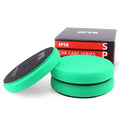 Green Heavy Cut Pad, Buffing Polishing Pads, SPTA 3Pcs 6.5 Inch Face for 6 Inch 150mm Backing Plate Compound Buffing Sponge Pads for Car Buffer Polisher Compounding, Polishing and Waxing -FPTSS6G-3