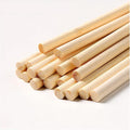 1/2 x 6 Inch 100 PCS Dowel Rods Wood Sticks Wooden Dowel Rods - Unfinished Bamboo Sticks - for Crafts and DIYers