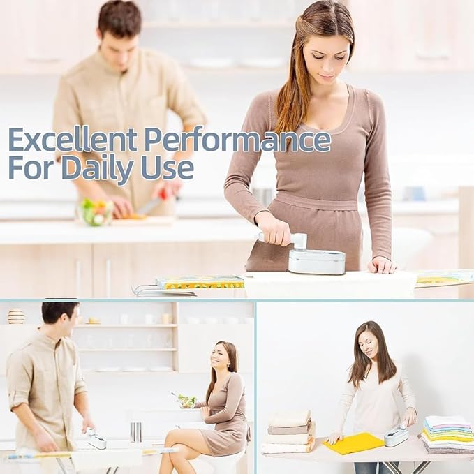 Travel Steamer for Clothes Portable Mini, 8 Steam & Iron Modes Iron Steamer, 2 in 1 Portable Steamer Support Dry&Wet Ironing, 15S Heating, 180° Rotatable Travel Steam Iron
