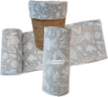 Happy Haven Trash Bags for 2,3,4 Gallon Trash Can, Small Garbage Bags - Bedroom & Bathroom, Decorative Cute Wastebasket Liner - 50 Count (Slate Seascape)