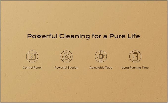Cordless Vacuum Cleaner, 50Kpa 600W Vacuum Cleaners for Home, 60 Mins Stick Vacuum Cordless Rechargeable, Self-Standing, Wall Mount Charging Household Vacuum Cleaner for Carpet Pet Hair Hardwood Floor