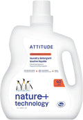 ATTITUDE Liquid Laundry Detergent, EWG Verified, HE Compatible, Plant-Based & Vegan, Natural Laundry Soap, Summer Berries Scent, 40 Loads, 67.6 Fl Oz