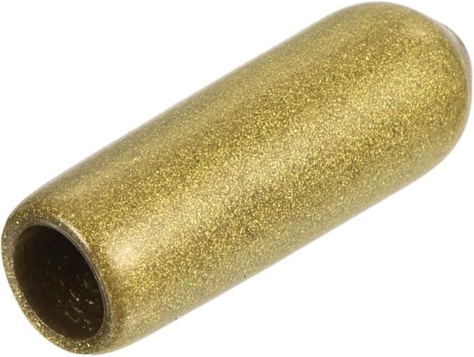 uxcell 20pcs Rubber End Caps 4.5mm ID Vinyl Round Tube Bolt Cap Cover Thread Protectors Gold
