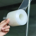 Transparent Weather Sealing Tape 3" x35 Yard, Window Insulation Tape Weather Stripping for Windows Doors Shower Glass – Indoor/Outdoor Insulation, No-Residue, Clear, Energy-Saving