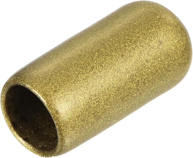 uxcell 20pcs Rubber End Caps 7mm ID Vinyl Round Tube Bolt Cap Cover Thread Protectors Gold