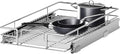 Pull Out Cabinet Organizer 15½" W x 21½" D, Heavy Duty Cabinet Pull Out Shelves, Slide Out Drawers Organization for Kitchen Cabinets Bathroom