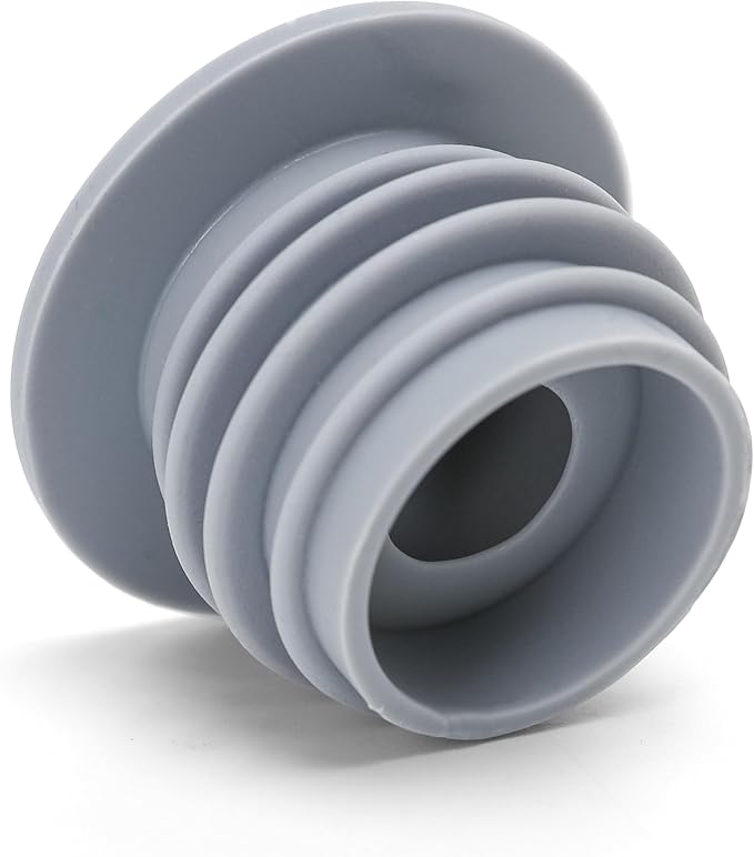 Pack of 2 Washing Machine Hose Sealing Rings, Strainer Drain Pipe Silicone, Anti-Odor Floor Plug, Sewer Deodorant Ring Cover Seal for Washer Kitchen Bath - 2 Sizes (35-40mm) and (45-50mm)