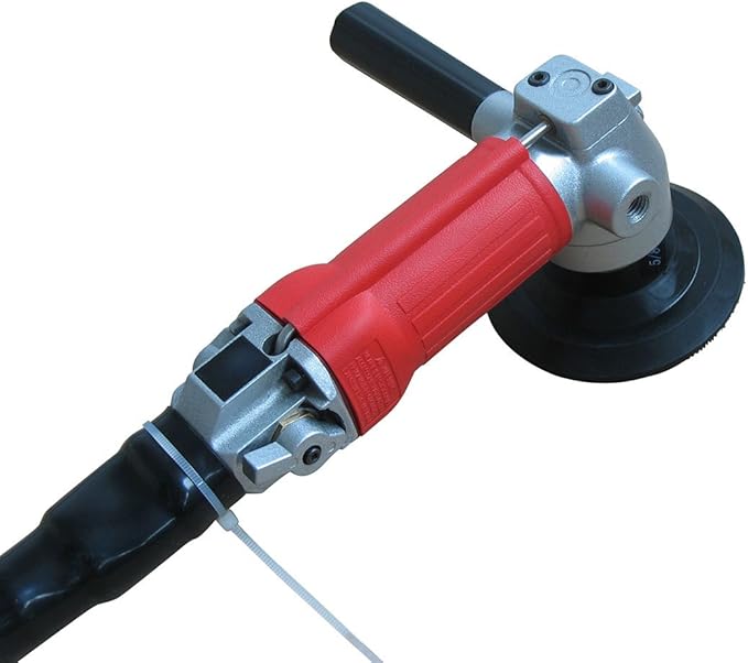 Air Grinder,4-Inch Air Wet Stone Polisher 5500 Rpm with Rear Exhaust,Air-Powered Stone Polisher