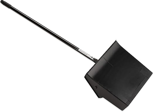 Carlisle FoodService Products 36141003 Duo-Pan Upright Lobby Pan, 30" Handle, Black (Pack of 6)