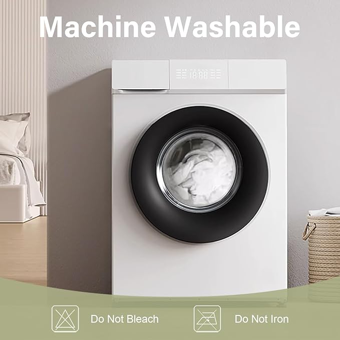 Queen Mattress Protector Waterproof Mattress Pad Washable Bamboo Rayon Mattress Cover Breathable Noiseless Bed Protector 5" - 21'' Elastic Fitted Deep Pocket
