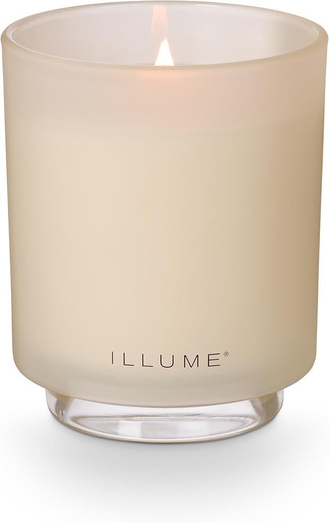 ILLUME Refillable Boxed Glass Candle, Winter White
