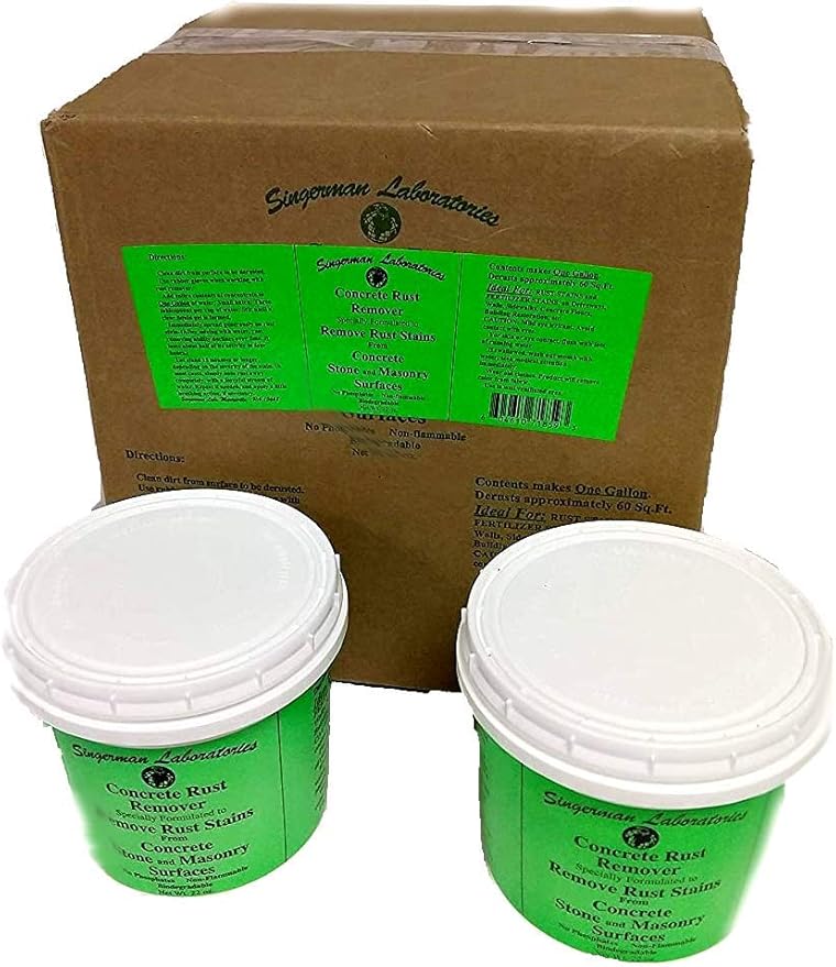 Rust Remover for Concrete (Case of 8 Makes 8 gallons)