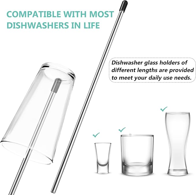Bottles Bottles Bottles Bottle Holders Dishwasher 8pcs Dish Drying Rack Stainless Steel Insert Sticks Compatible for Soda Bottles Utensil Holder Utensil Holder Utensil Holder