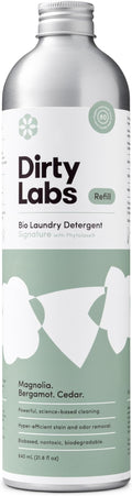 Dirty Labs | Signature Scent Bio-Liquid Laundry Detergent 80 Loads (21.6 fl oz) Hyper-Concentrated High Efficiency & Standard Machine Washing Nontoxic, Biodegradable Stain Odor Removal