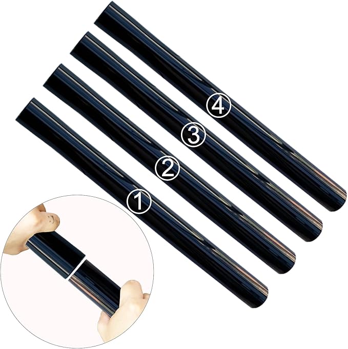 4Pack 1.25 Inch Vacuum Extension Wands with 1-1/4" Fitting (32mm) (1.25 in) - 1.25 Inch Shop Vac Extension Tubes, Accessories and Attachment 32mm, Replacement Vacuum Cleaner Extension Pipe Tubes