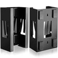 Lounsweer 2 Pcs Magnetic Glove Dispenser Holders Wall Mount Boxes of Gloves Commercial Quality Towels Wipes Paper Tissue Box Holder Kitchen Fridge Office Workshops Garage Tool Hospital(Black)