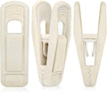 Velvet Hanger Clips - 40 PCS Beige Non-Slip Velvet Clips for Pants, Suits & Skirts