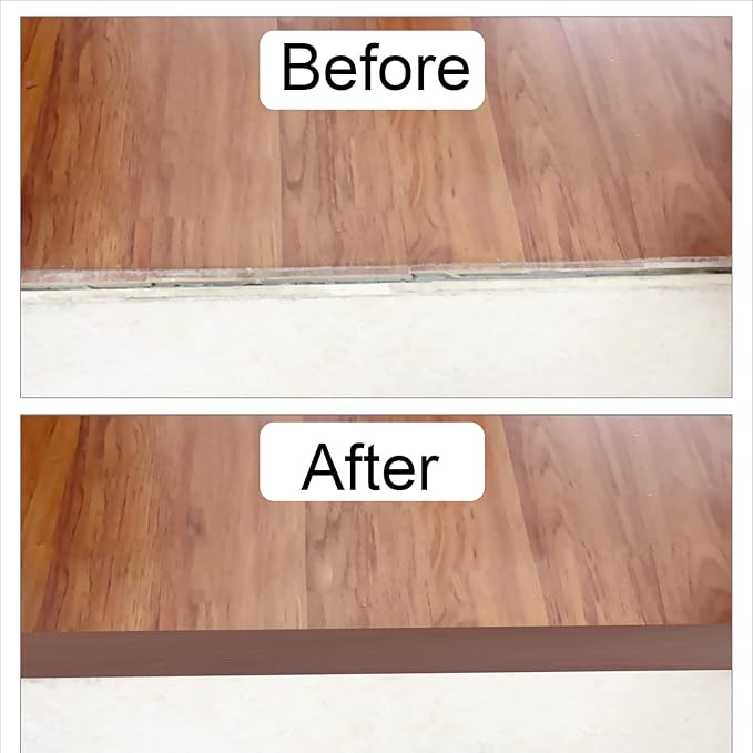 Floor Transition Strip & Self Adhesive Floor Vinyl Floor Edge Trim Laminate Floor Gap Covering Joining Strip